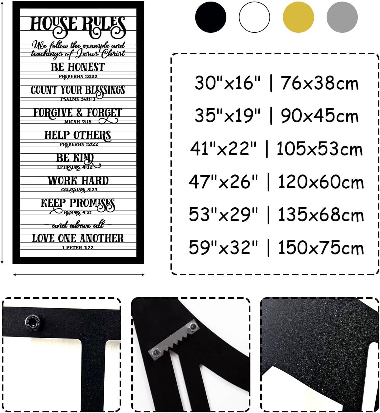 How we Loved Adding Faith & ‌Style with metal Bible Verse Art