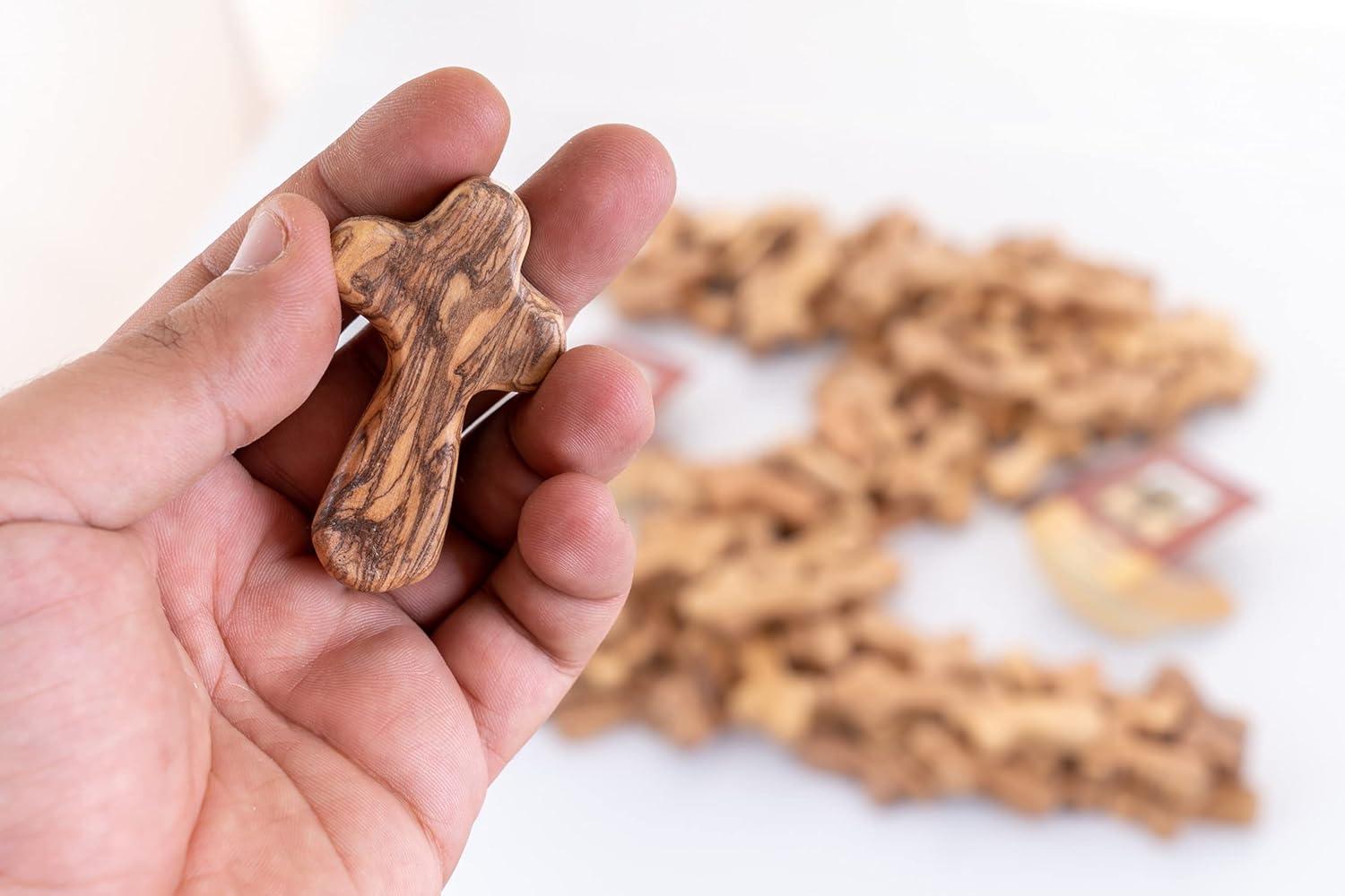 why We love the Zuluf Olive Wood Comfort Crosses from Bethlehem