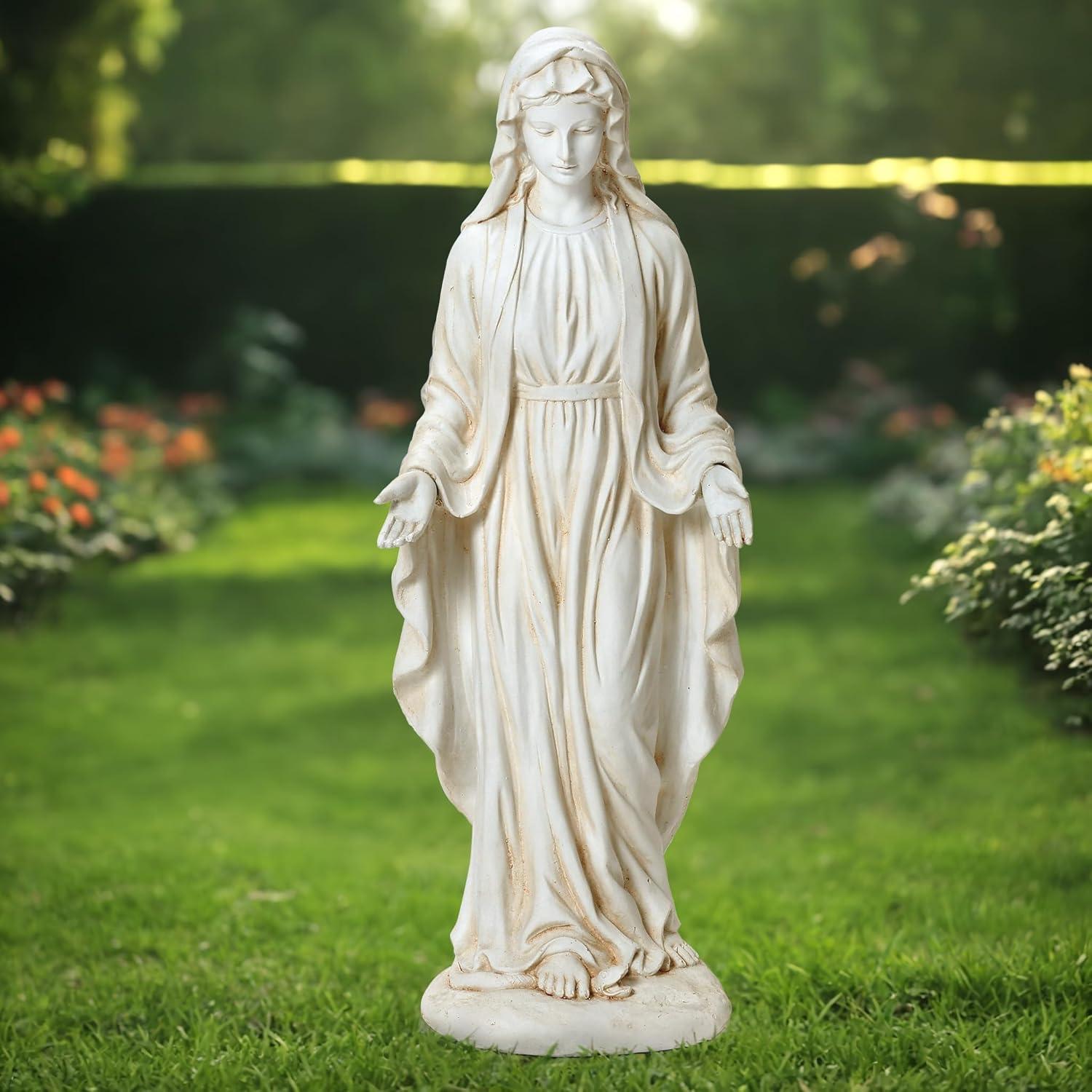 Our Honest Review of the LuxenHome 30″ Virgin Mary Outdoor Statue